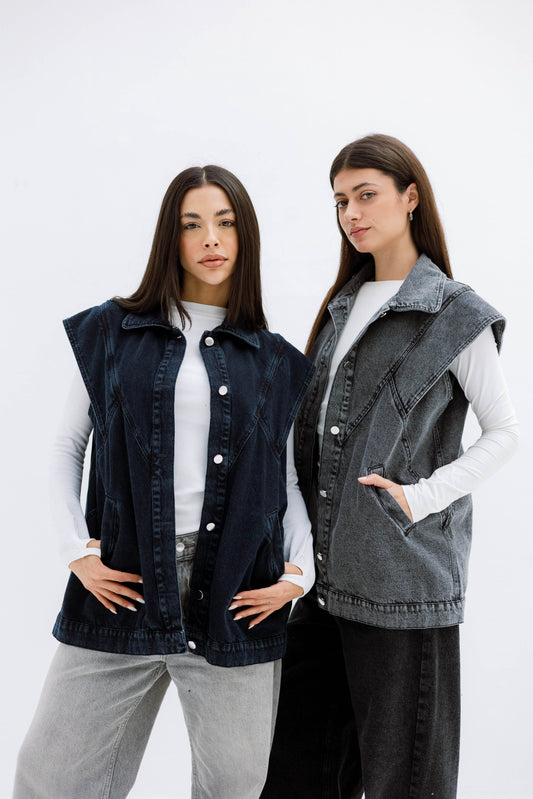 Denim vest