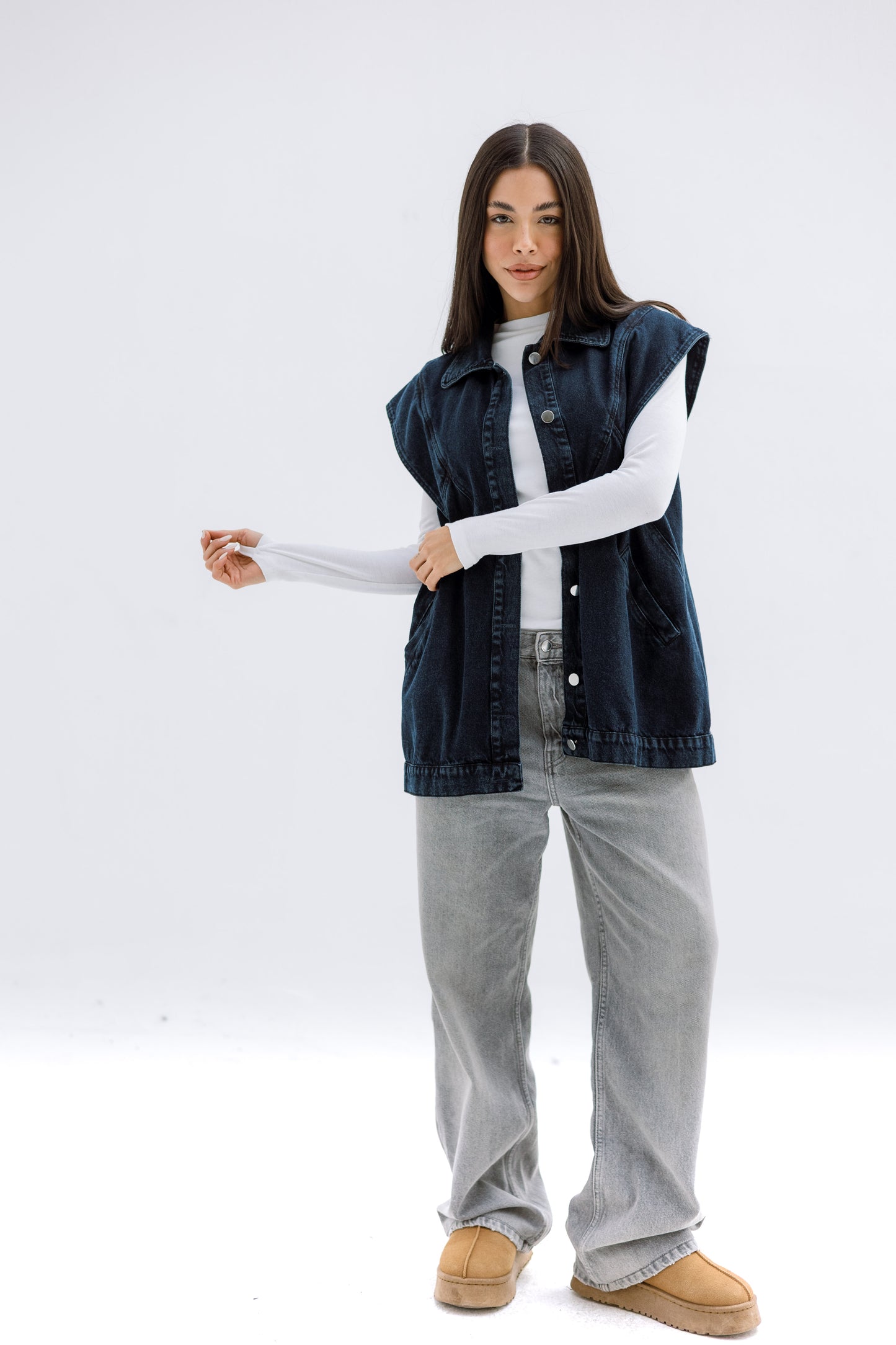 Denim vest