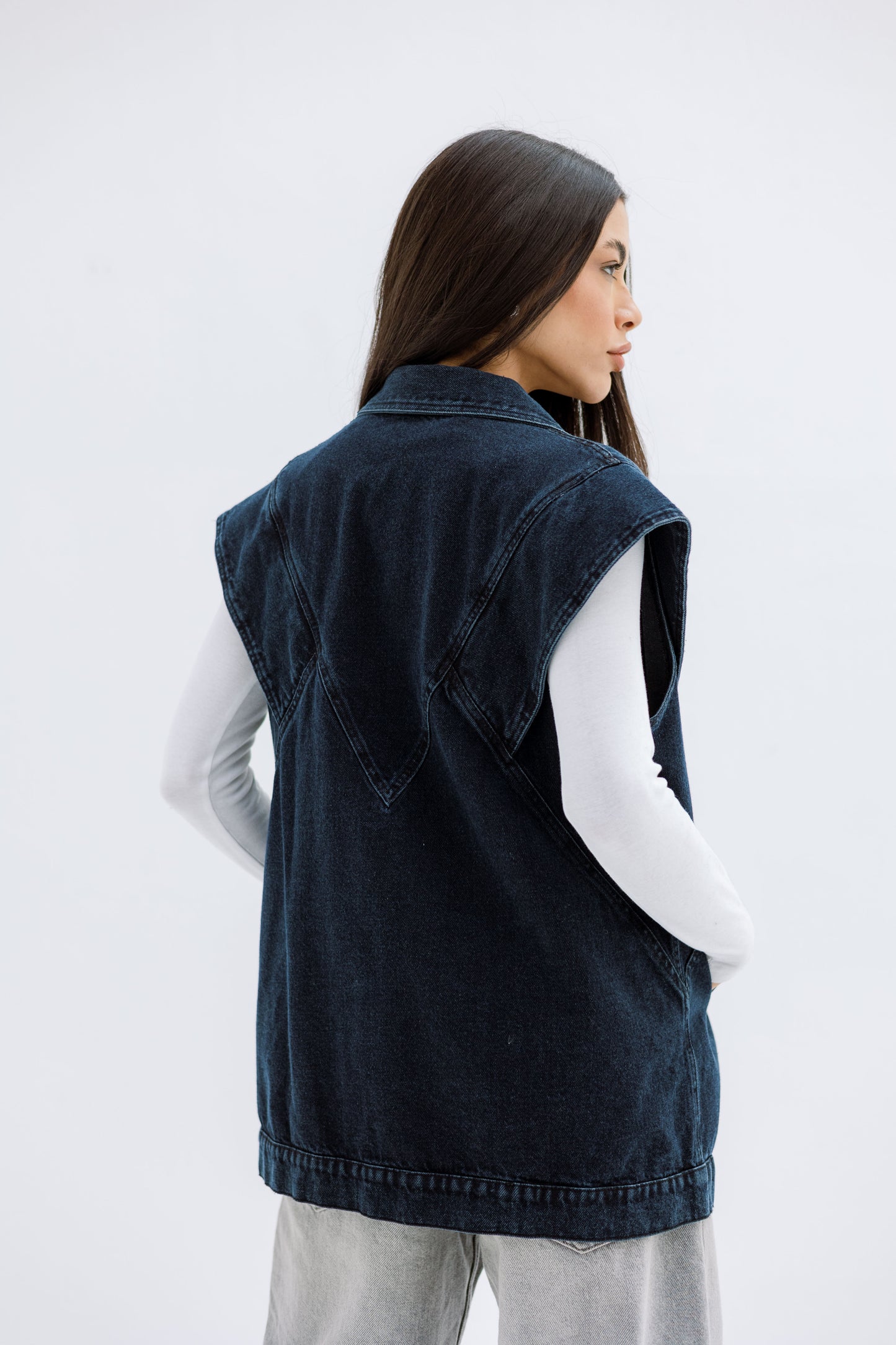 Denim vest
