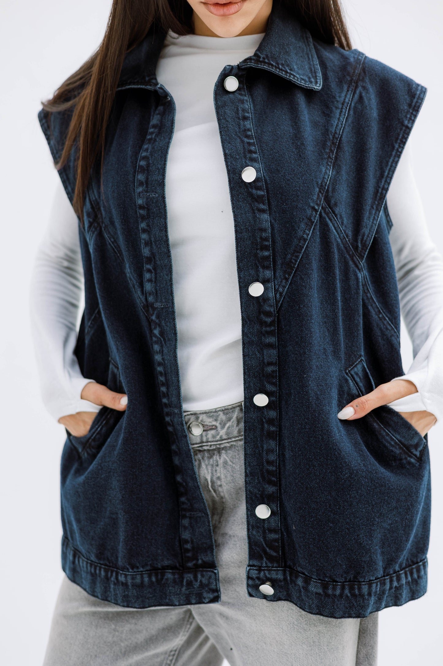 Denim vest