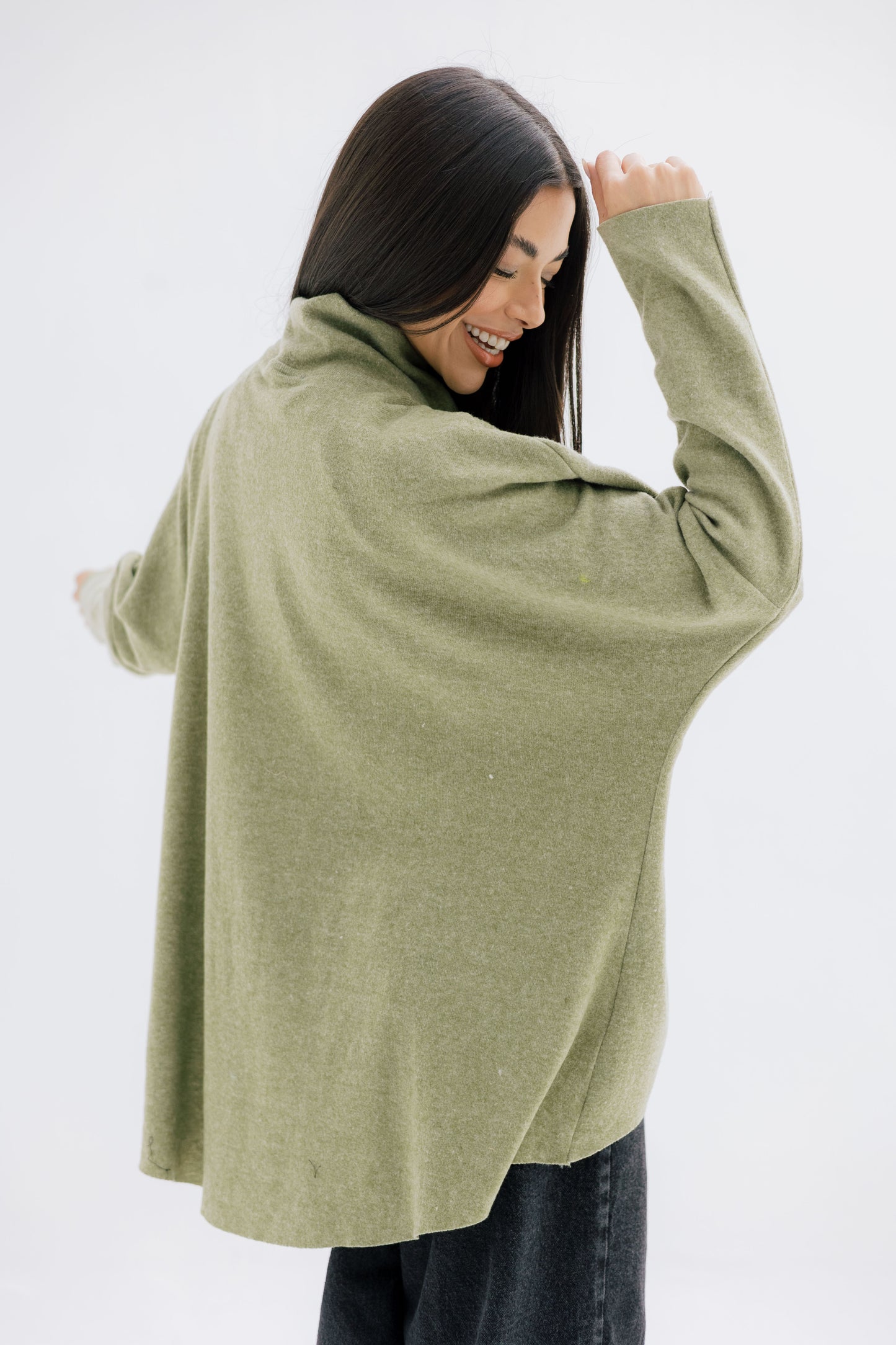 Studded knit top - pistachio