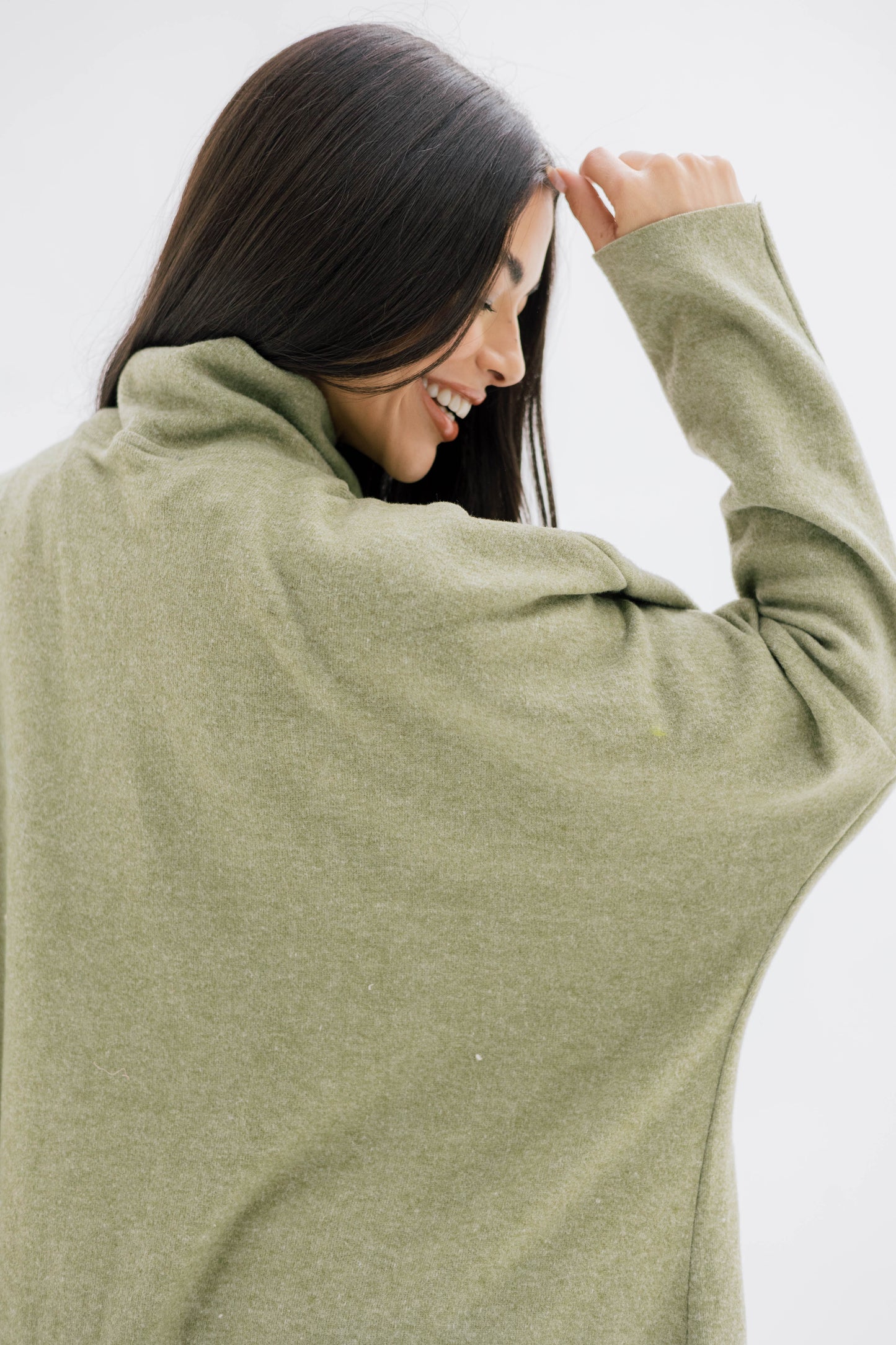 Studded knit top - pistachio