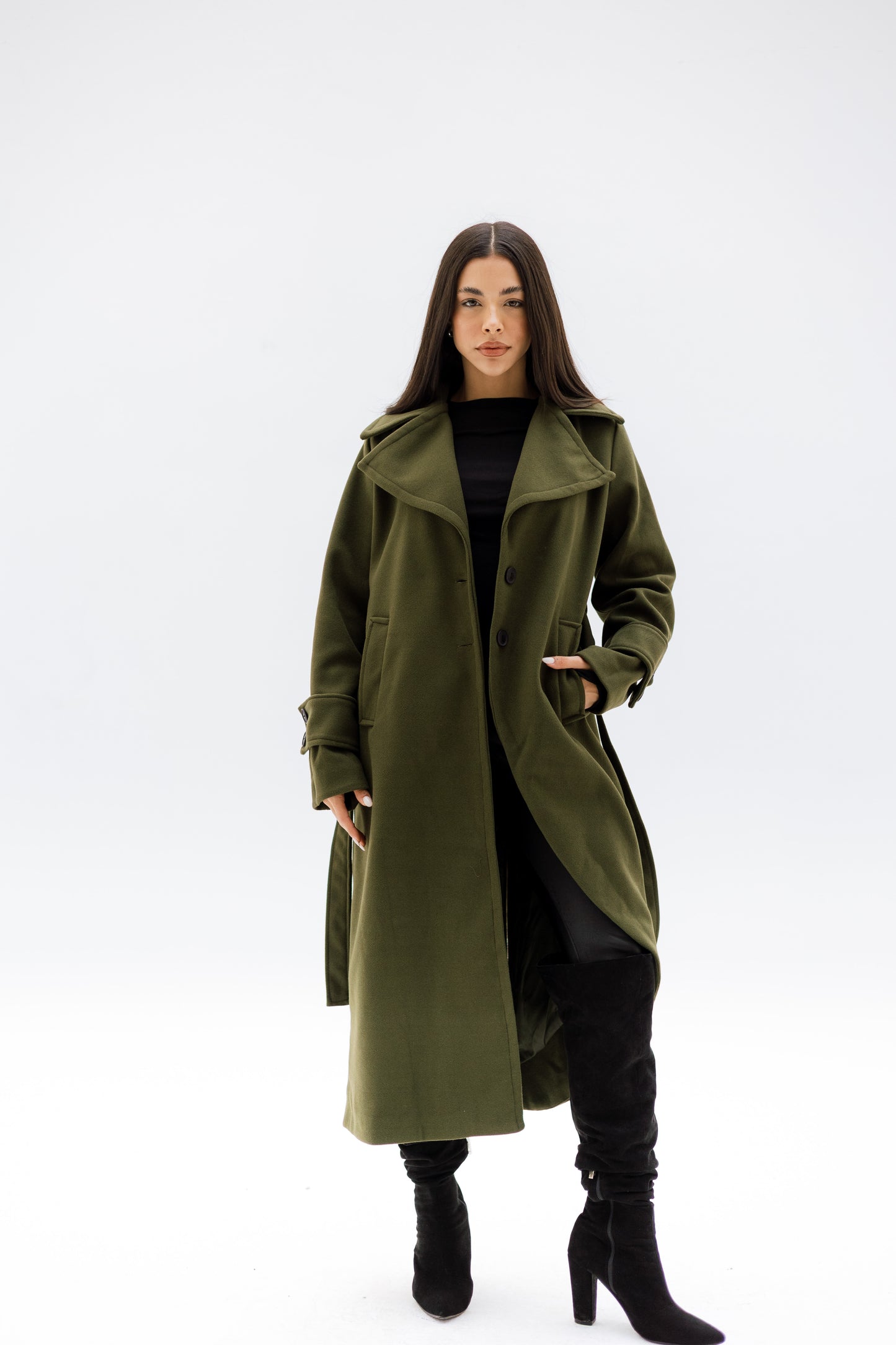 Asymmetrical coat