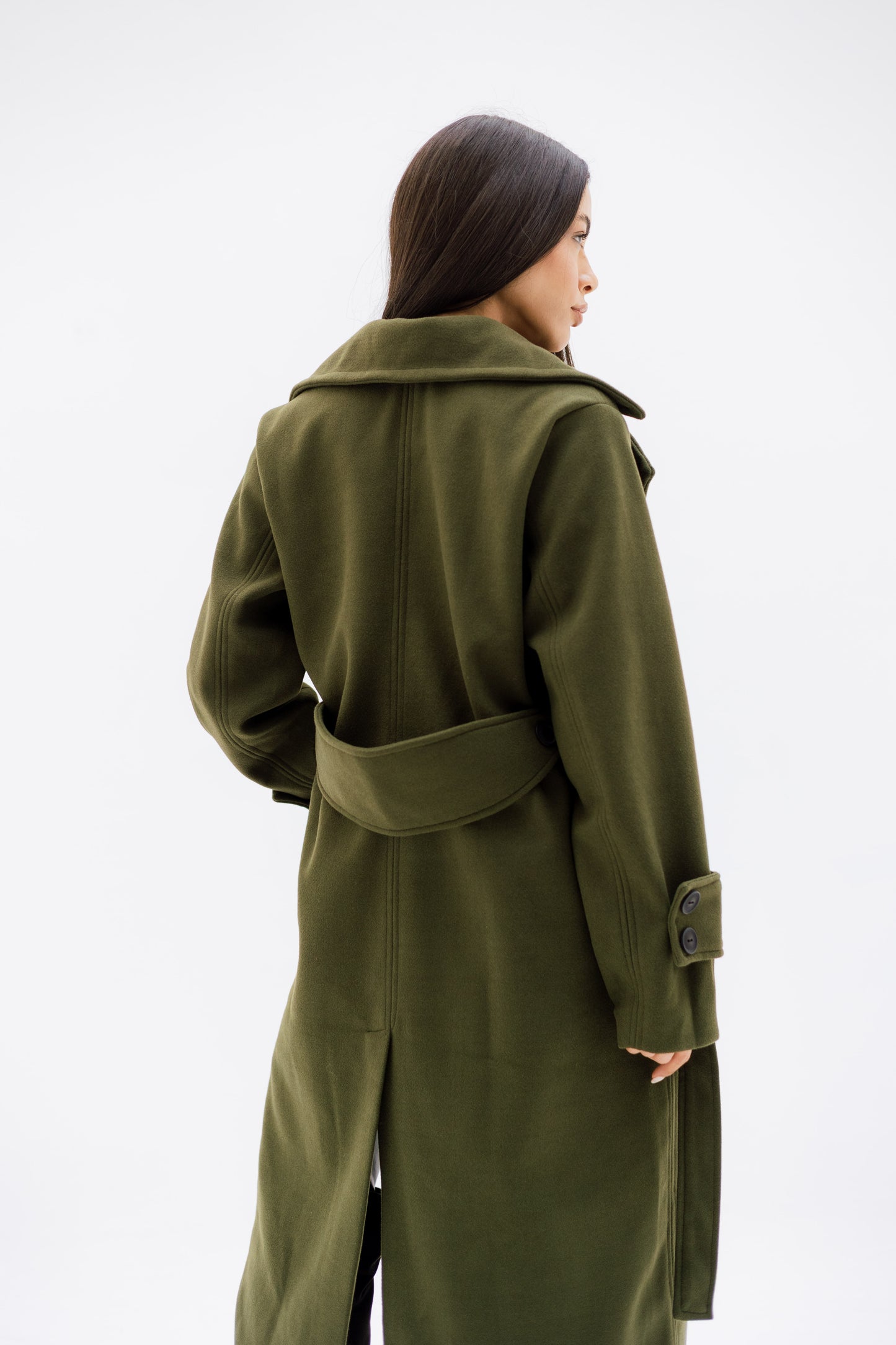 Asymmetrical coat