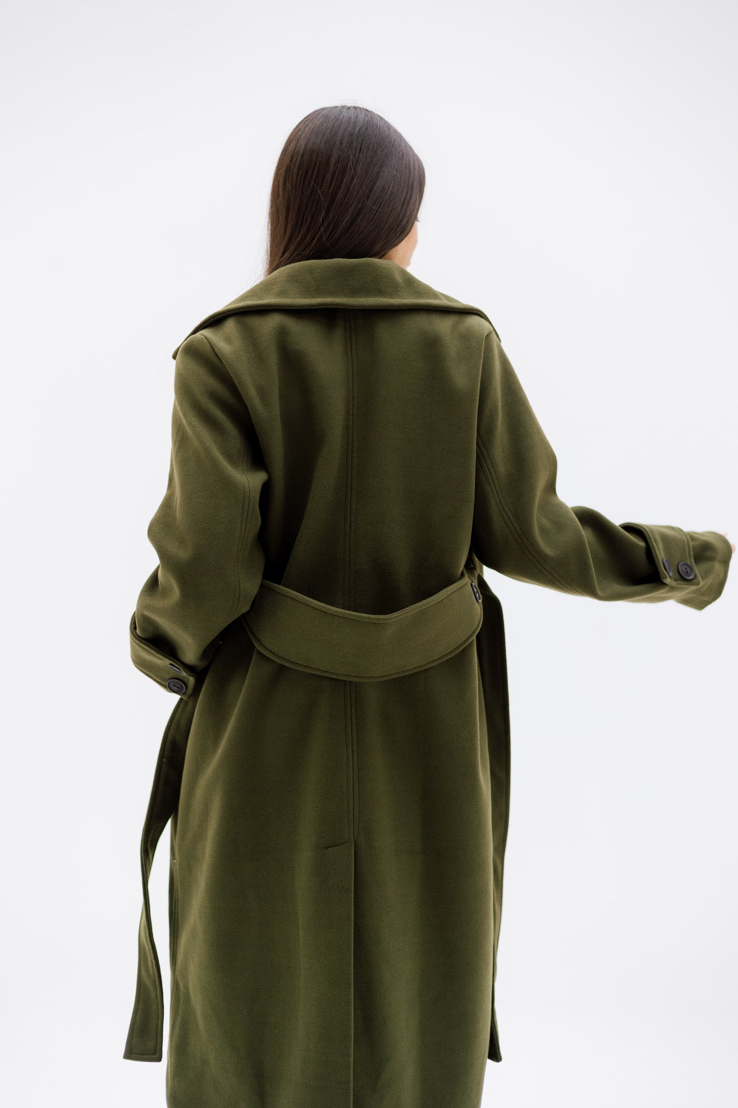 Asymmetrical coat