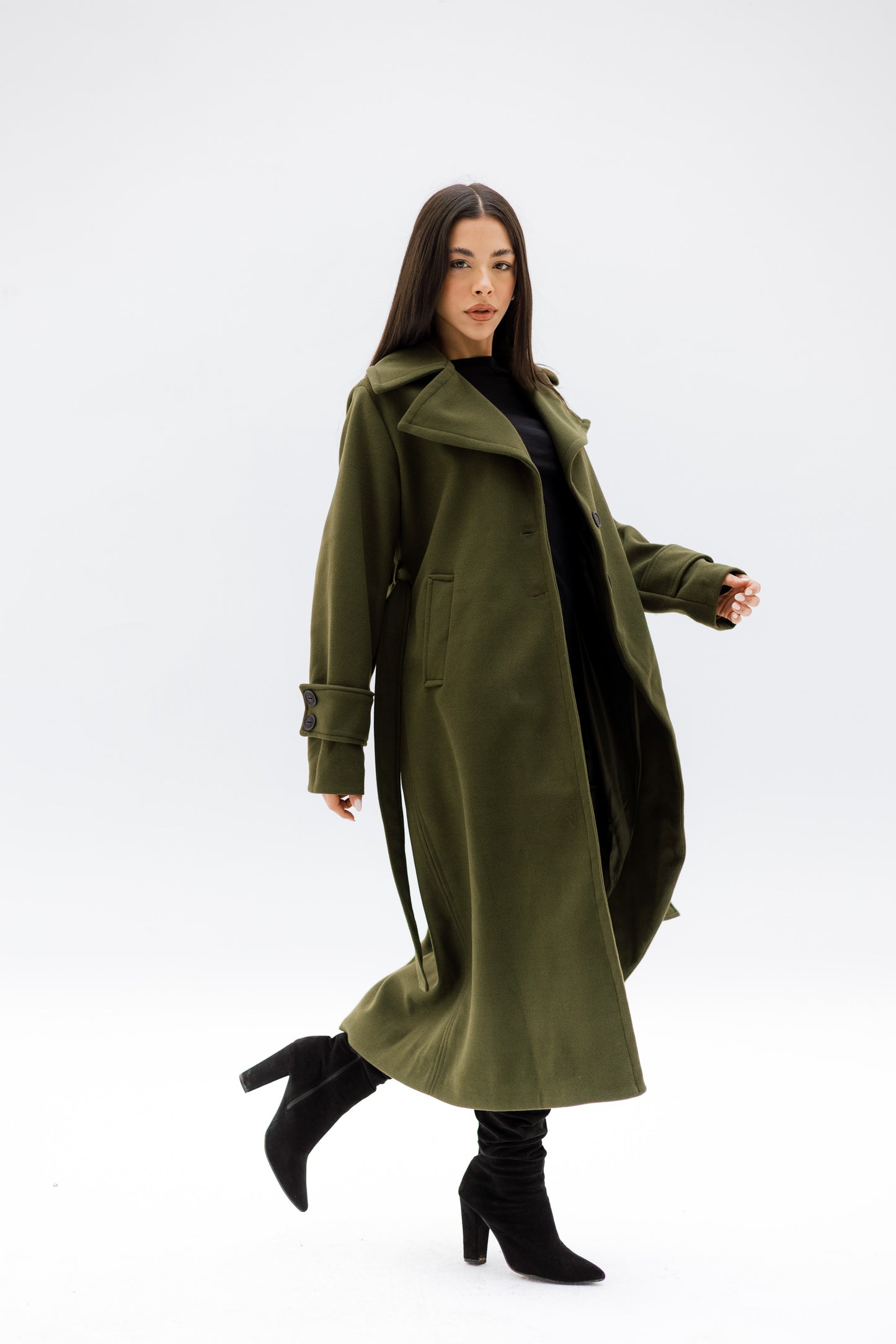 Asymmetrical coat