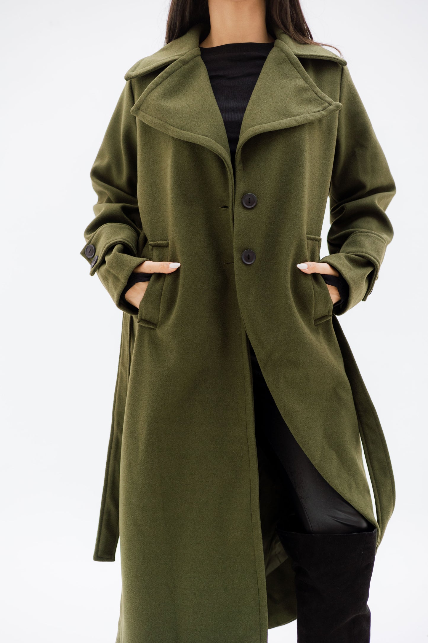 Asymmetrical coat