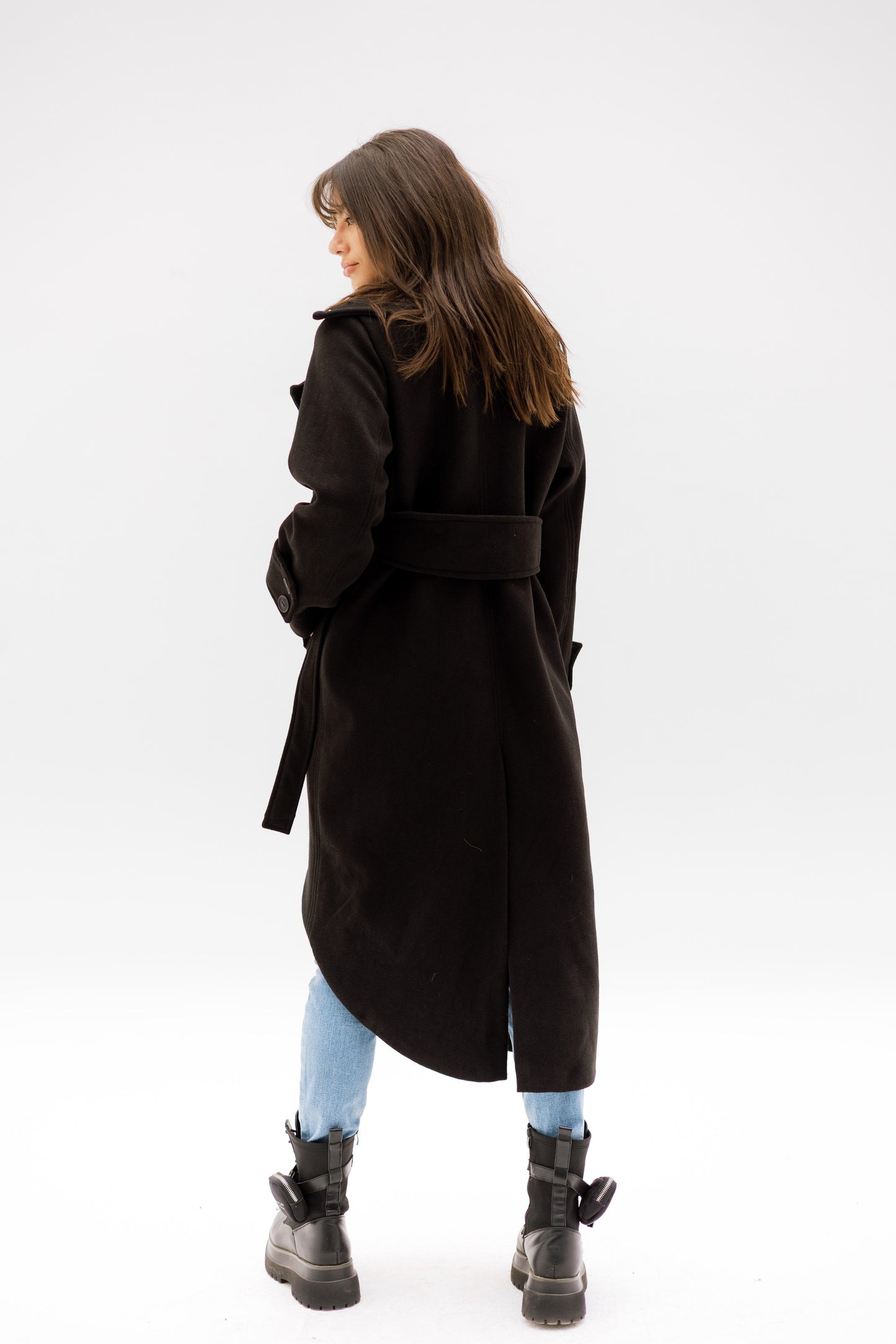 Asymmetrical coat