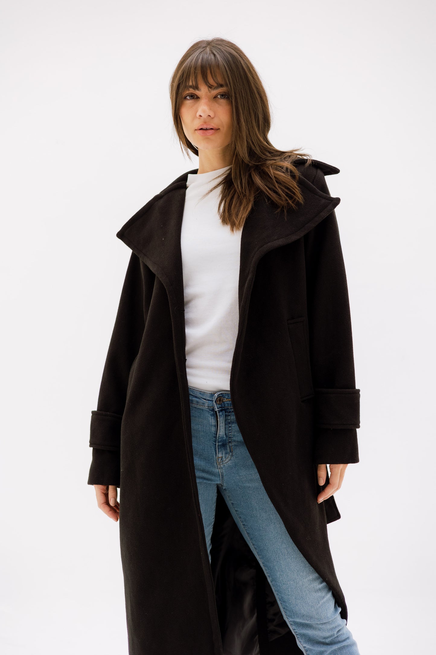 Asymmetrical coat