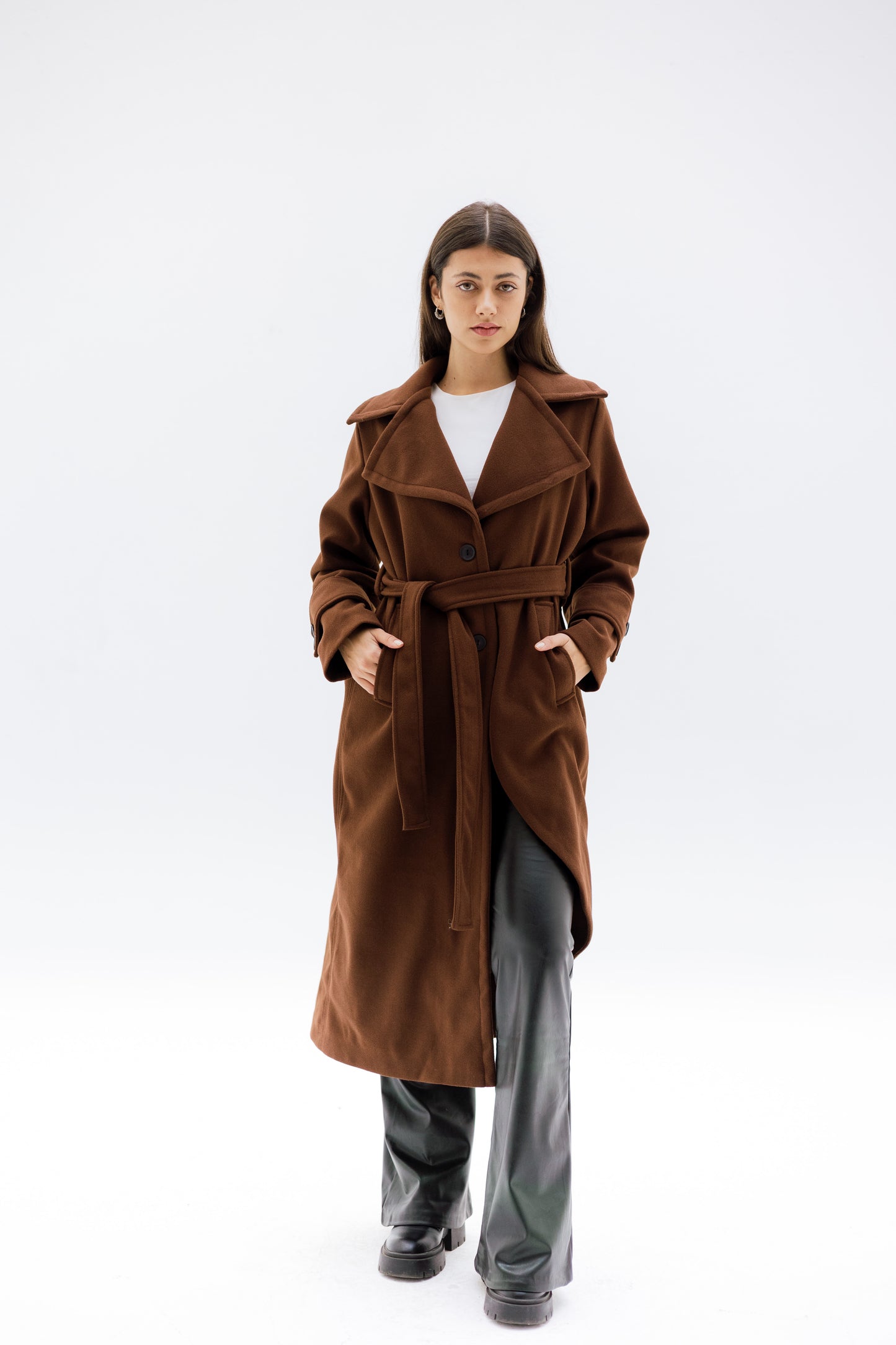 Asymmetrical coat