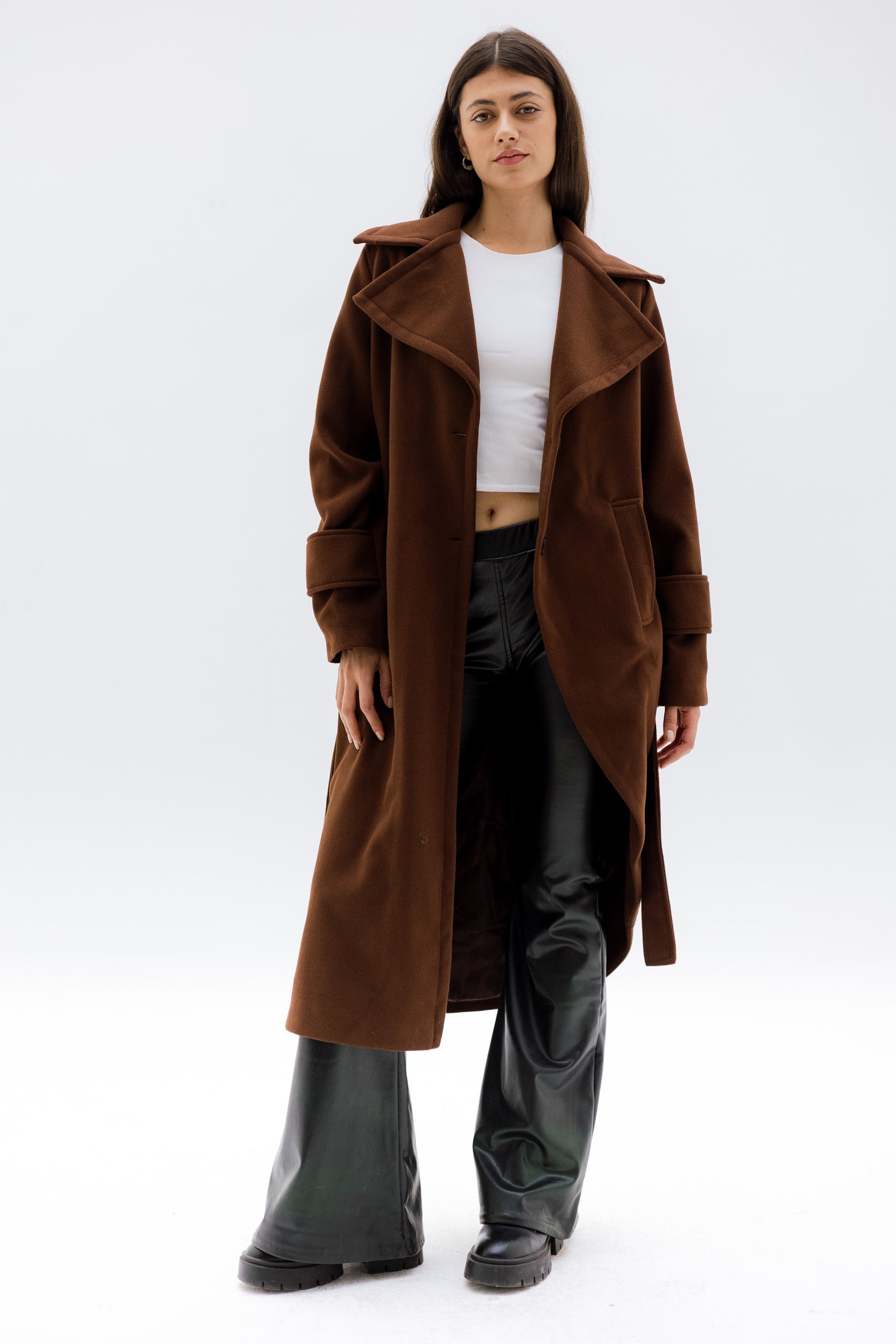 Asymmetrical coat