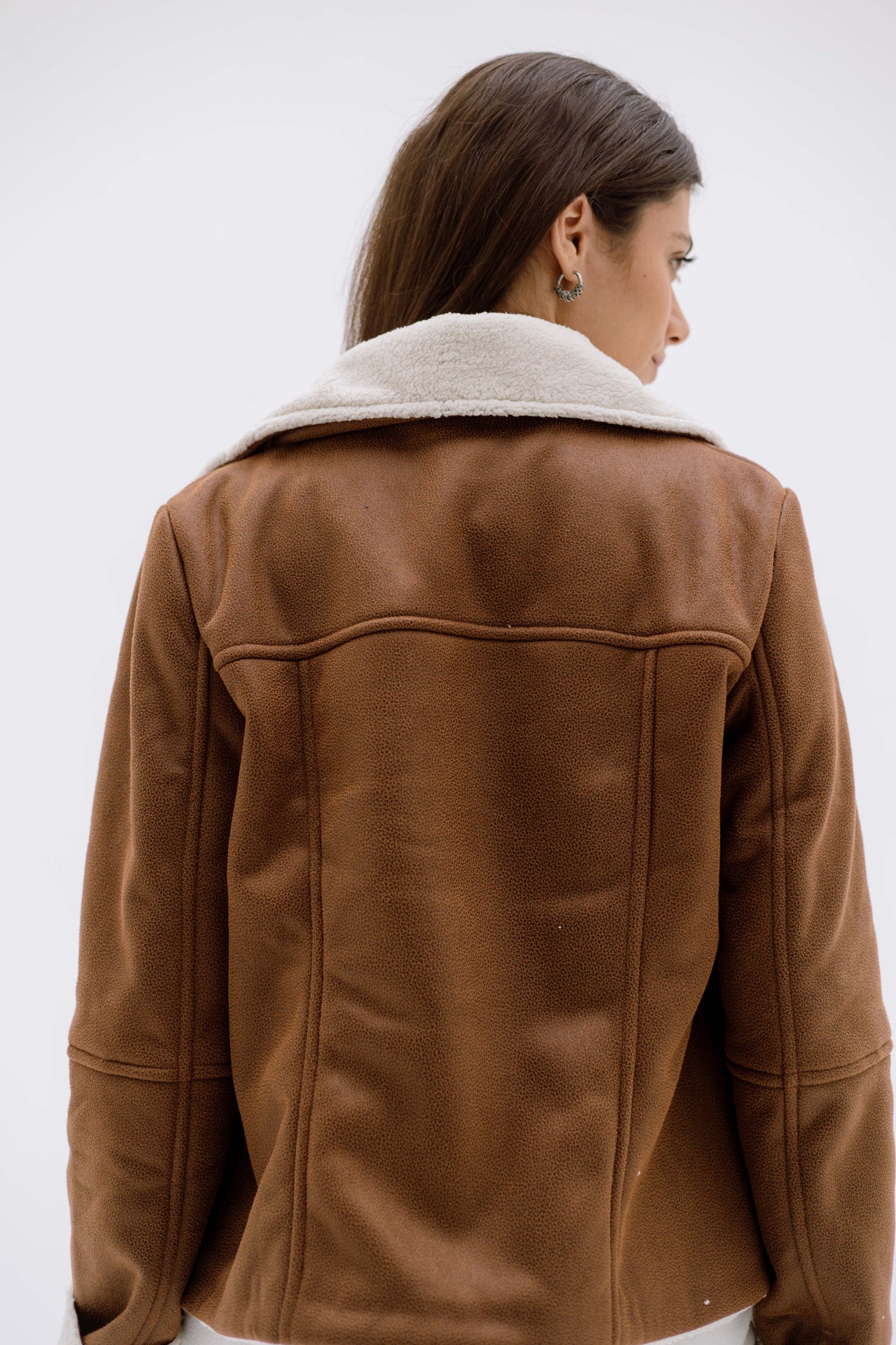 Teddy leather jacket - HAVAN