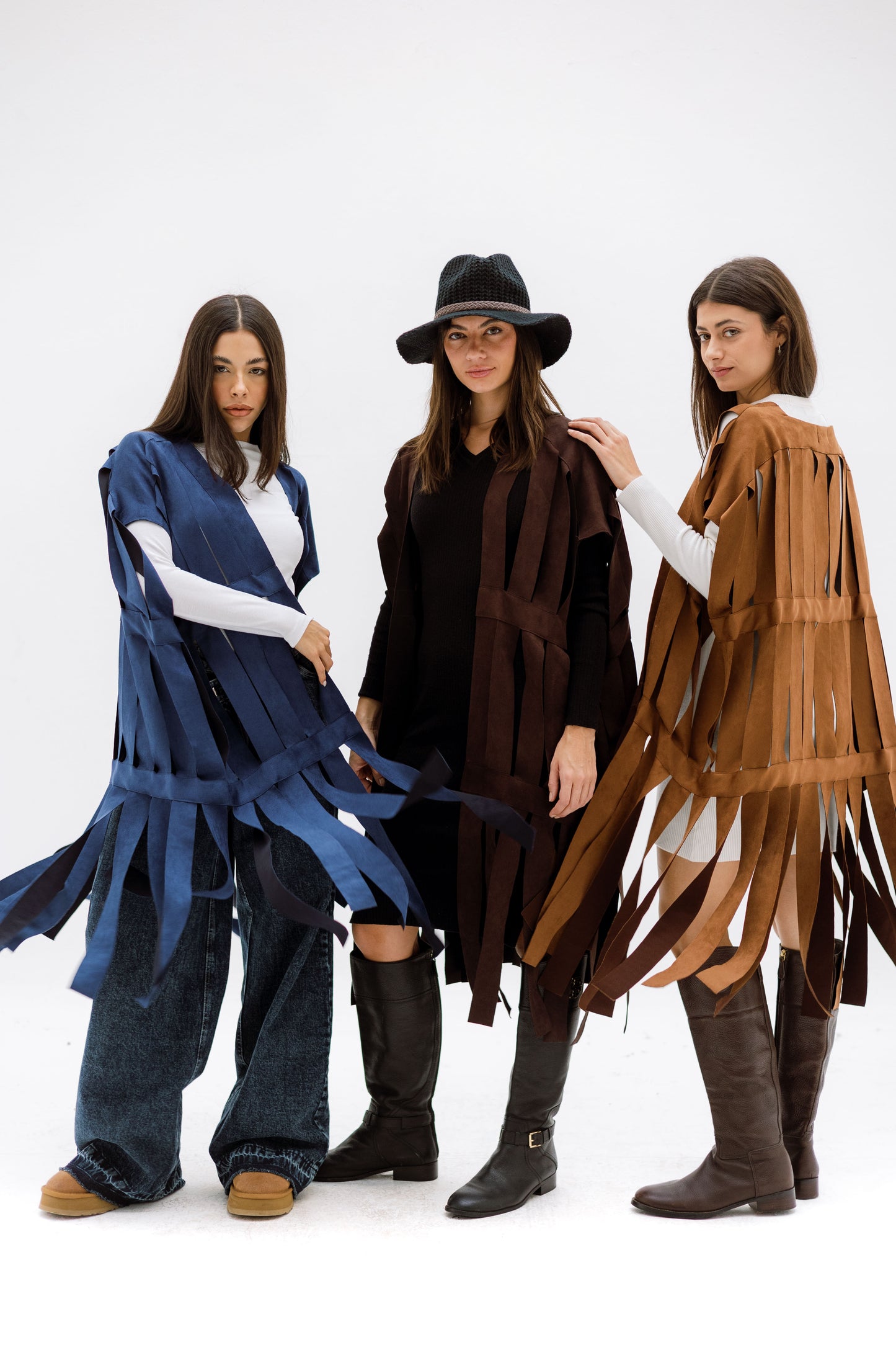 Cut out fringes cardigan - HAVAN